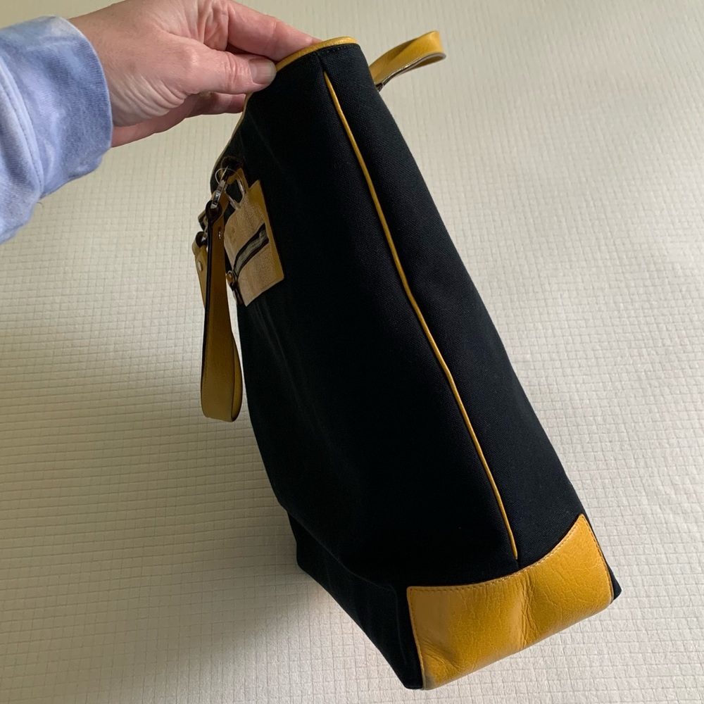 Kate Spade black & yellow tote bag - Picture 7 of 16